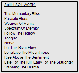 Setlist Soilwork